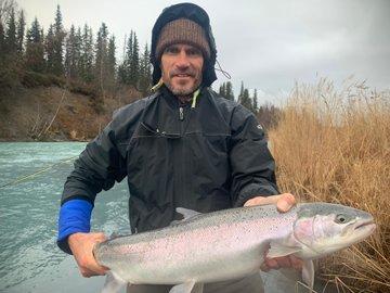 Louis With a Nice Steelhead